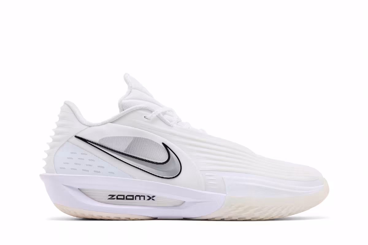 Nike Air Zoom GT Cut 3 Turbo EP White Metallic Silver, view 2