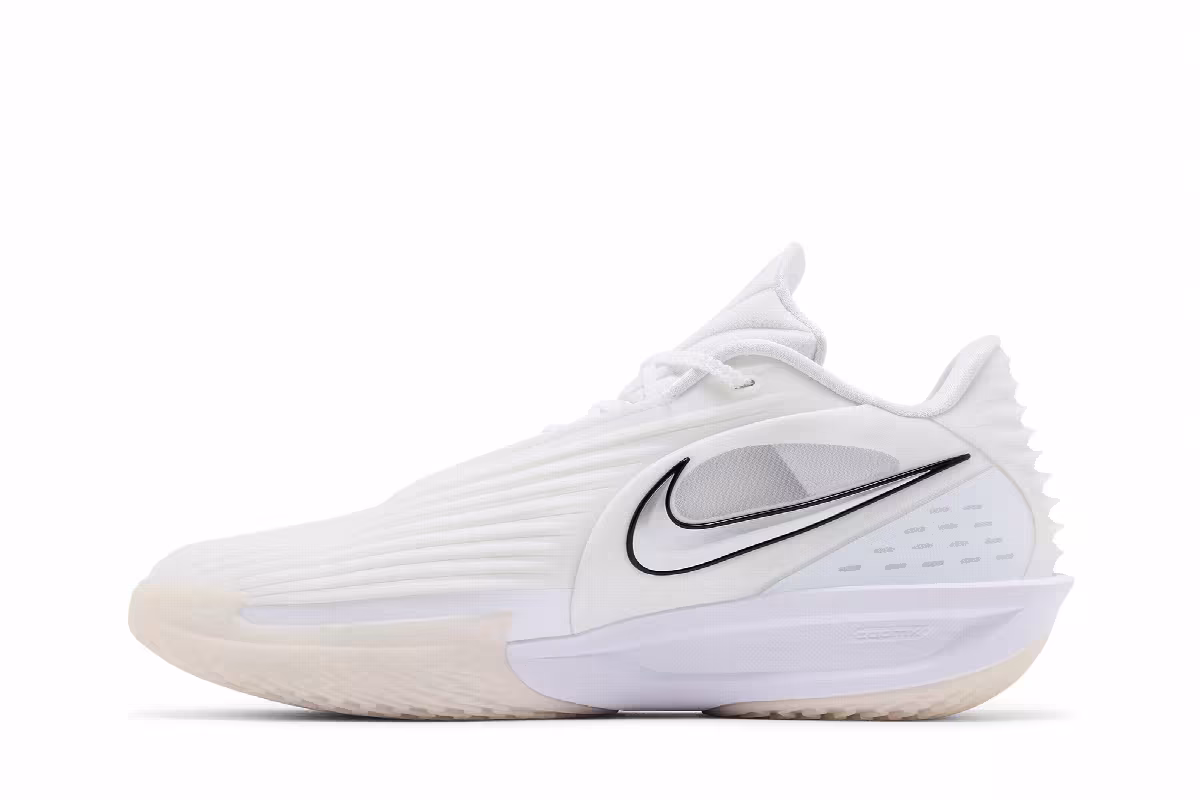 Nike Air Zoom GT Cut 3 Turbo EP White Metallic Silver, view 4