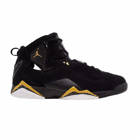 Air Jordan True Flight 'Black Metallic Gold Speckled'