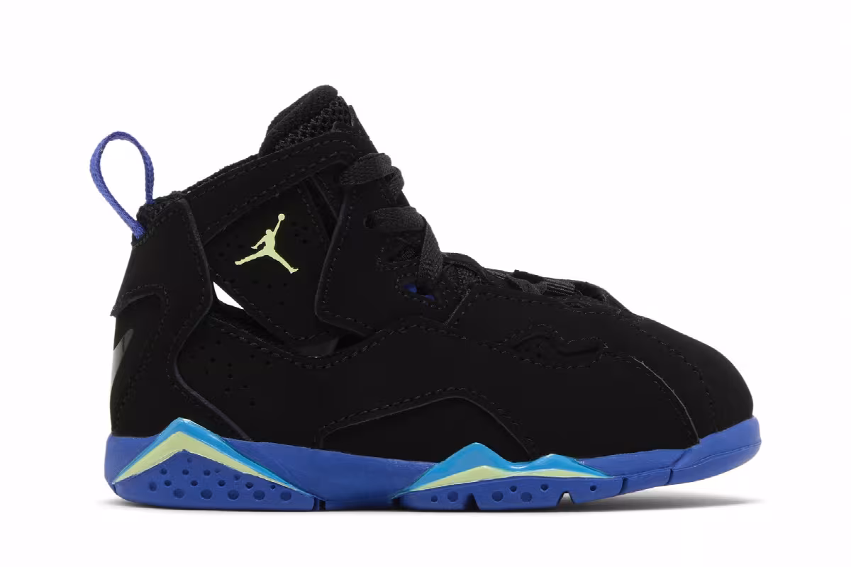 Air Jordan True Flight TD Black Hyper Royal, view 2