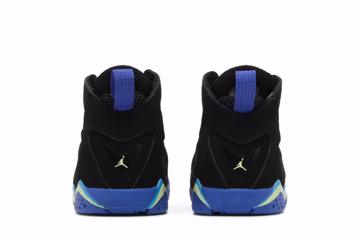 Air Jordan True Flight TD Black Hyper Royal, view 7