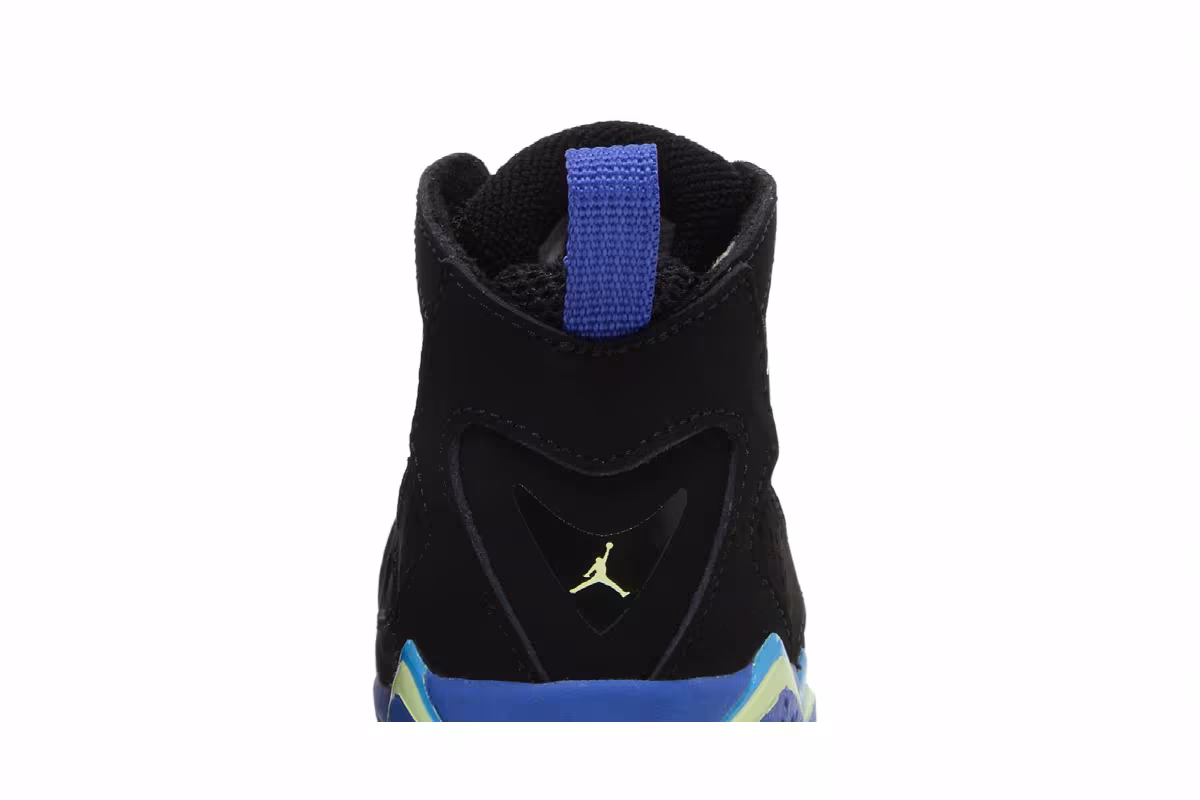 Air Jordan True Flight TD Black Hyper Royal, view 8