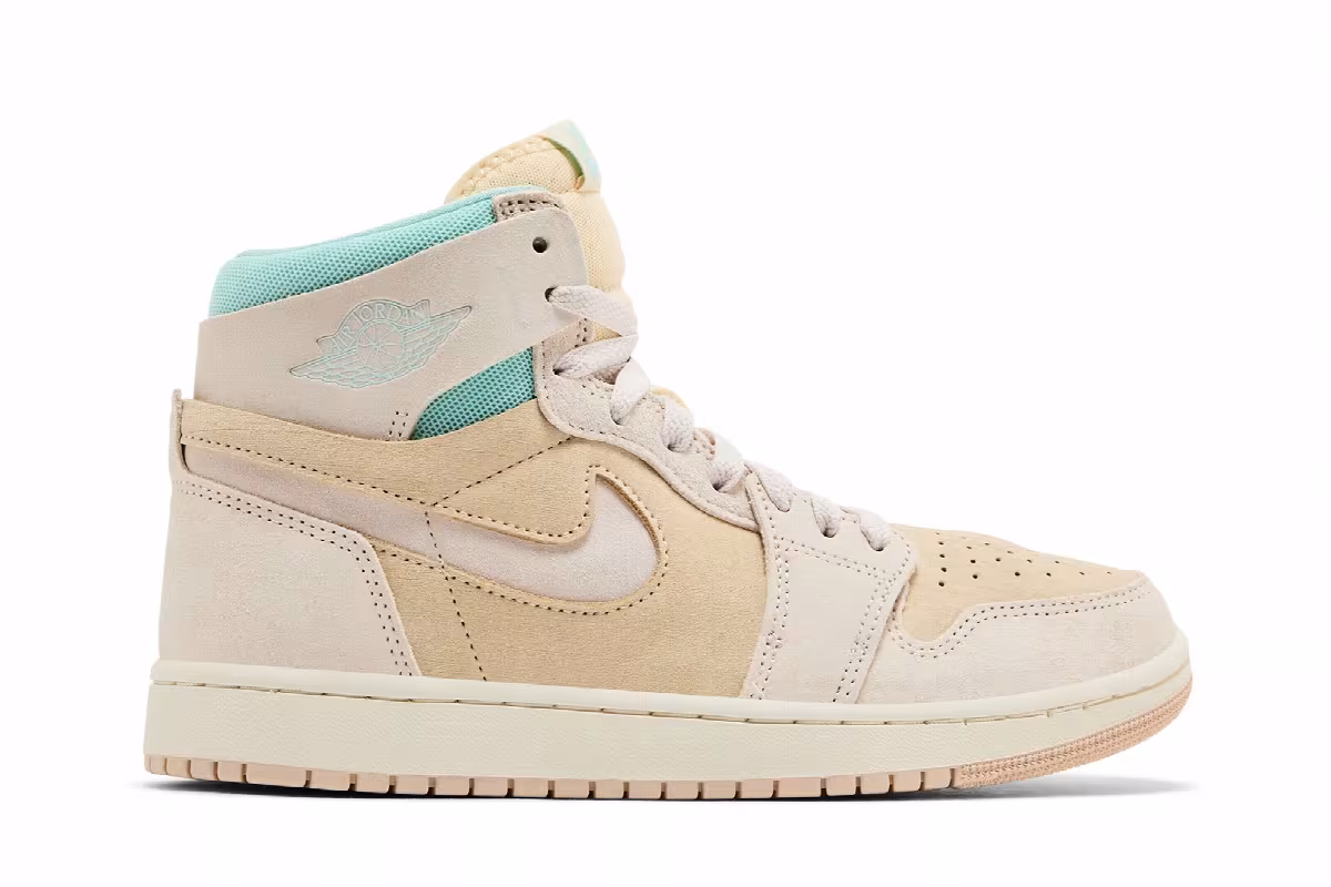 Women's Air Jordan 1 High Zoom Comfort 2 Coconut Milk Light Dew, view 2