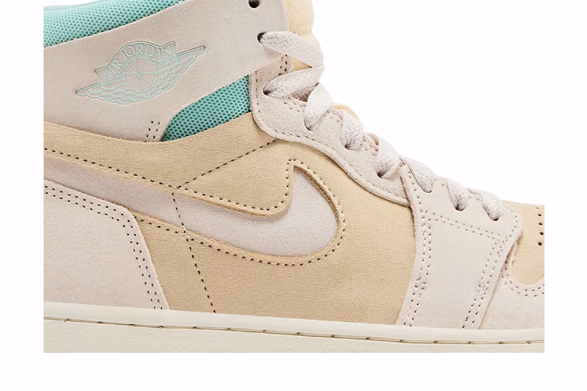 Women's Air Jordan 1 High Zoom Comfort 2 Coconut Milk Light Dew, view 3