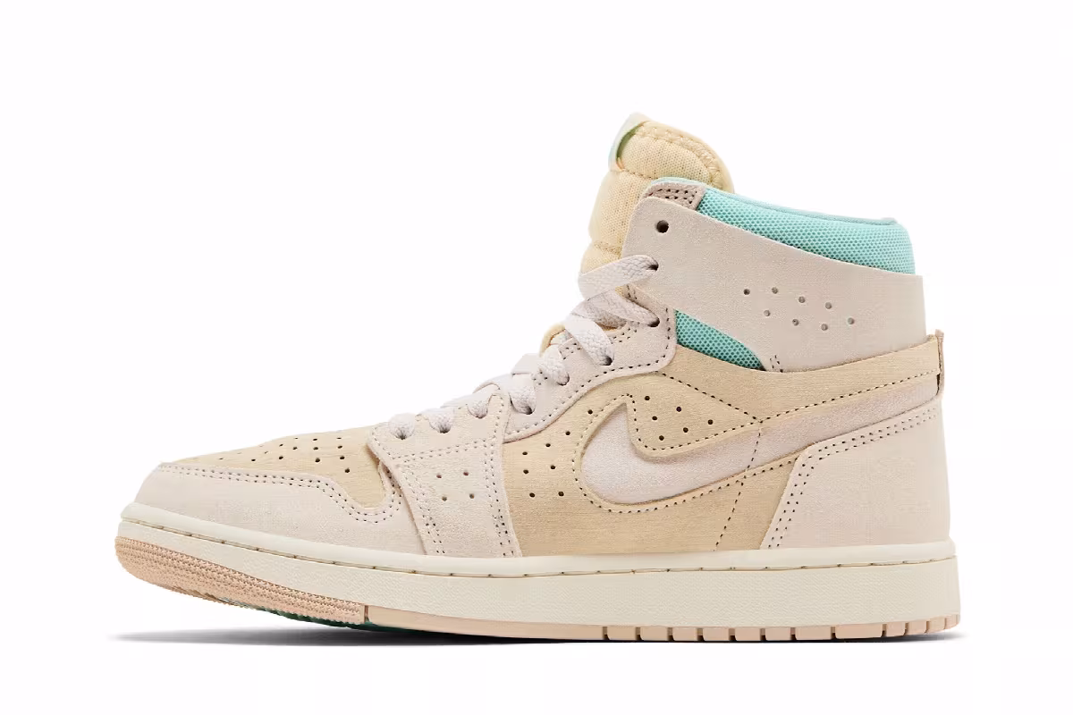 Women's Air Jordan 1 High Zoom Comfort 2 Coconut Milk Light Dew, view 4