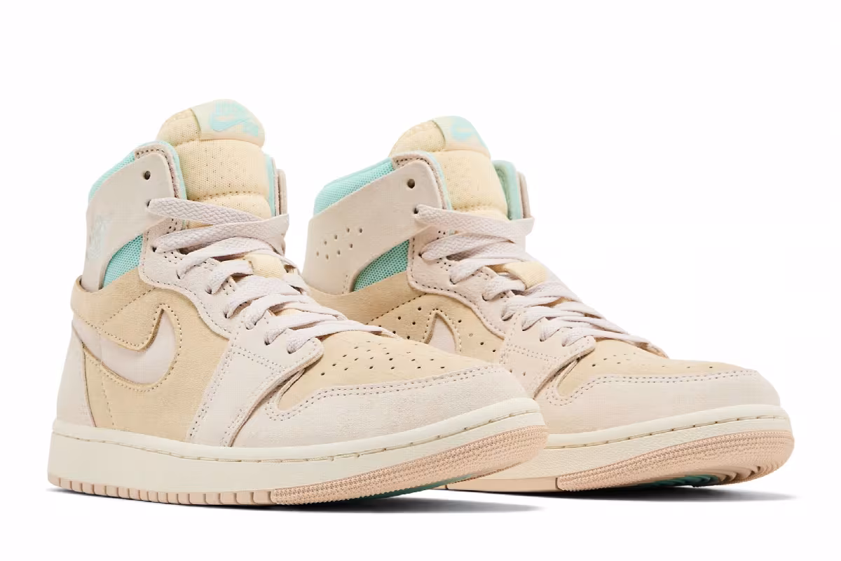 Women's Air Jordan 1 High Zoom Comfort 2 Coconut Milk Light Dew, view 9