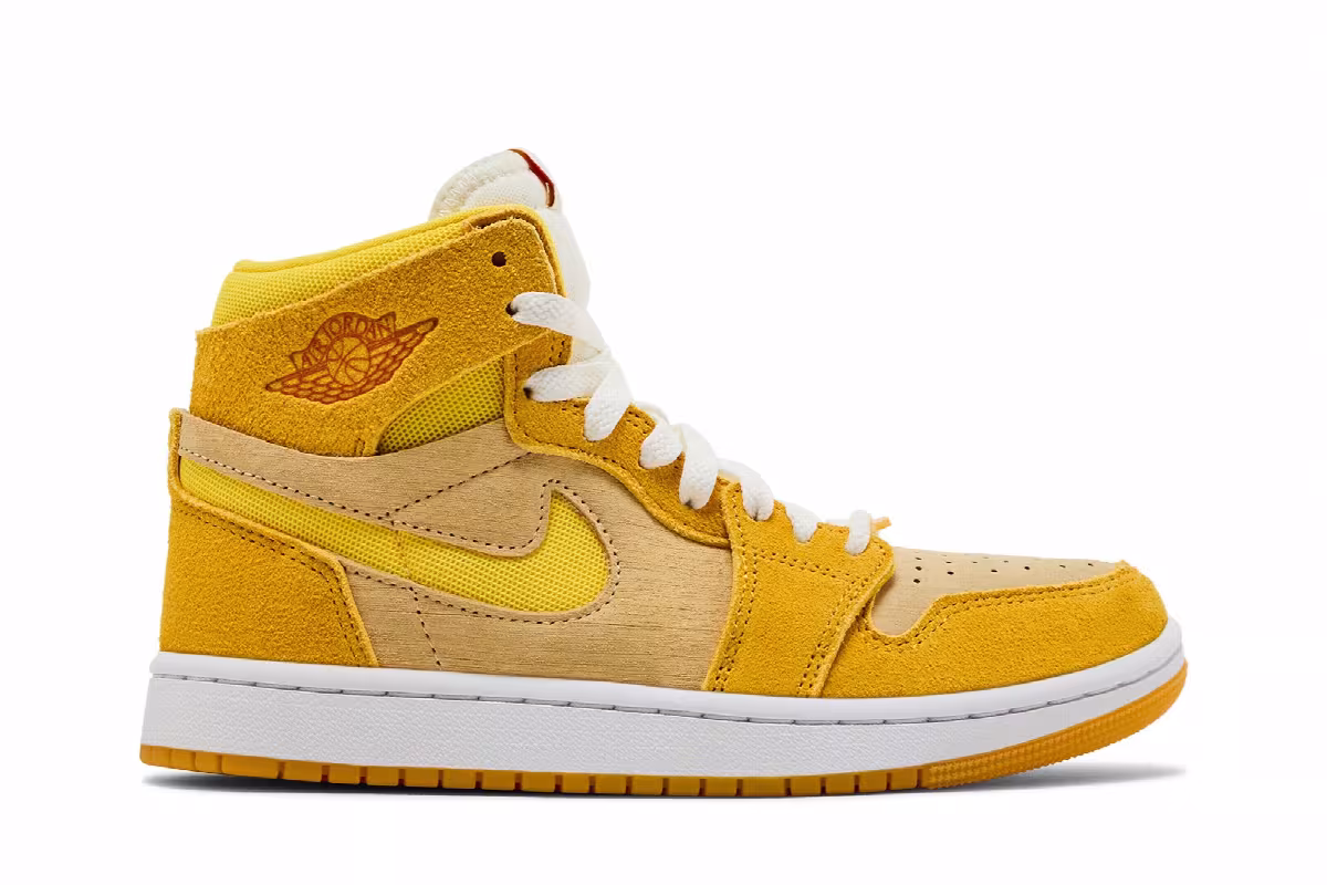 Women's Air Jordan 1 High Zoom Comfort 2 Yellow Ochre, view 2