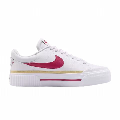 Nike Wmns Court Legacy Lift 'White Team Gold'