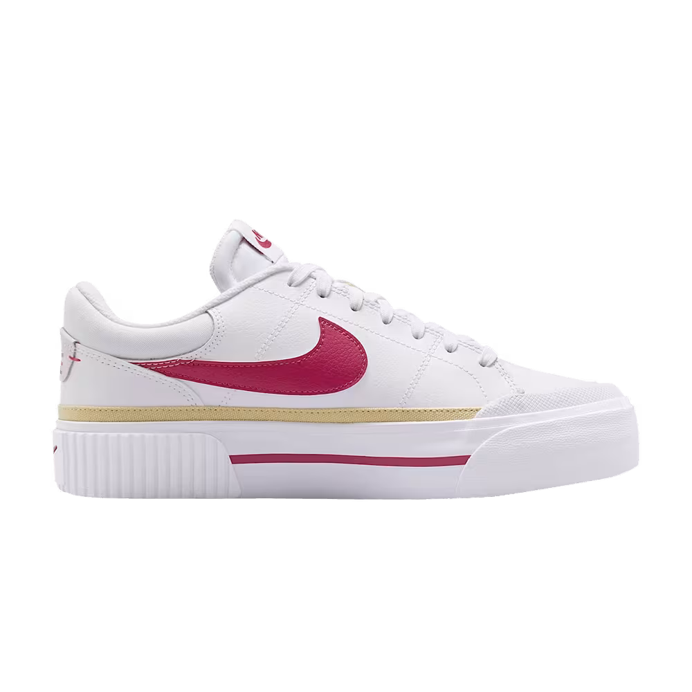 Nike Women's Court Legacy Lift White Team Gold