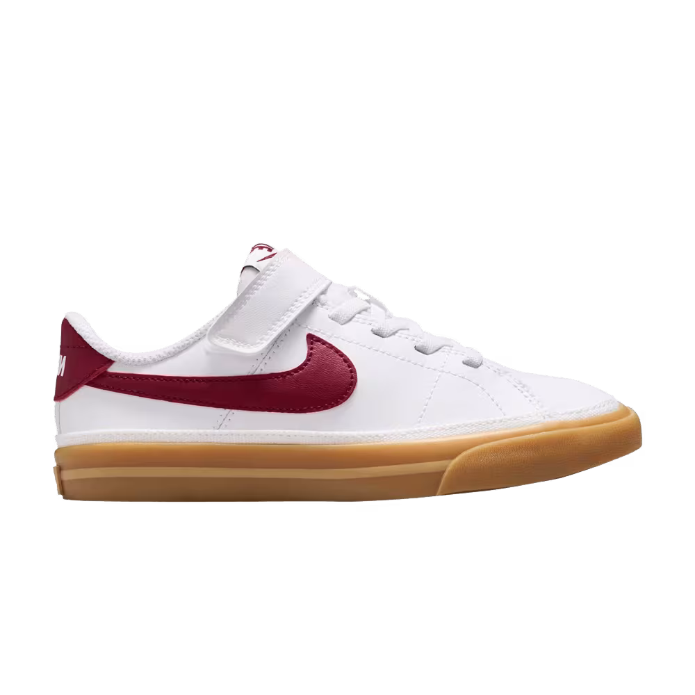 Nike Court Legacy PS White Team Red Gum