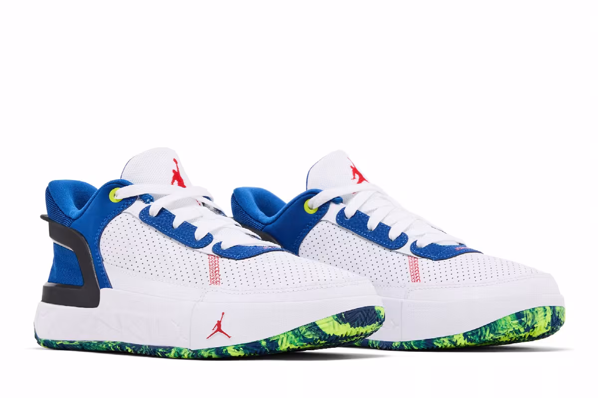 Air Jordan Day 1 EasyOn GS White Storm Blue, view 9