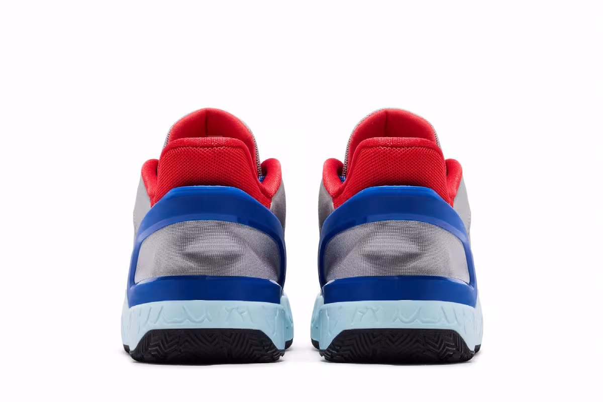 Air Jordan DAY1 EO GS Metallic Silver/Light Crimson/Glacier Blue/Game Royal, view 7