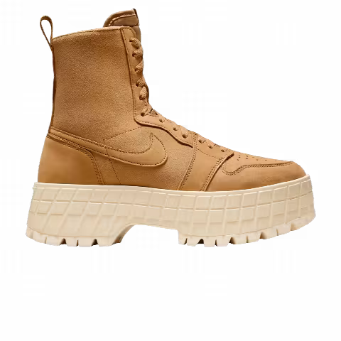 Wmns Air Jordan 1 High Brooklyn 'Wheat Muslin'