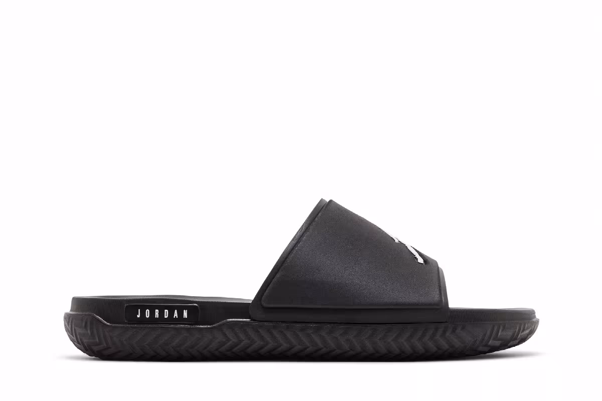Air Jordan Jumpman Slide Black White, view 2