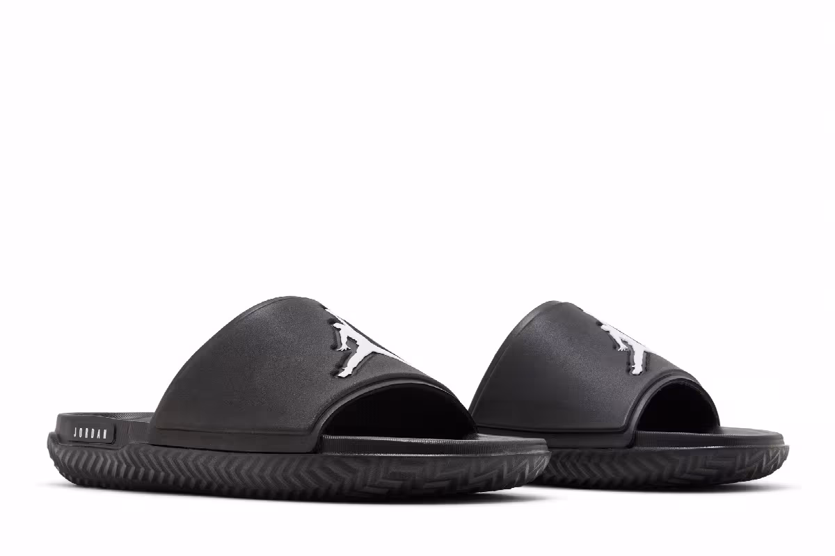 Air Jordan Jumpman Slide Black White, view 9