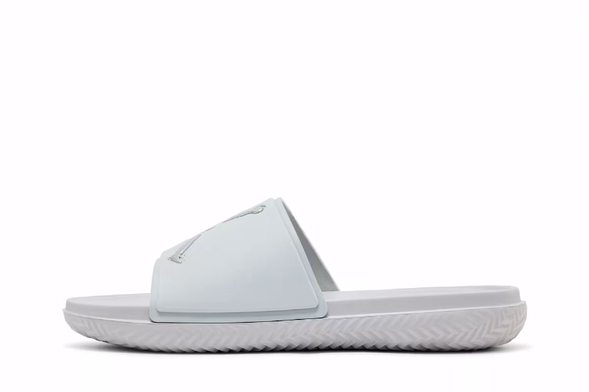 Air Jordan Jumpman Slide Neutral Grey Metallic Silver, view 4