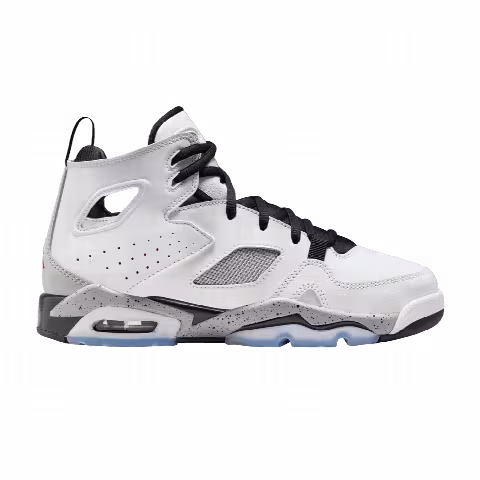 Air Jordan Flight Club 91 GS 'White Metallic Silver'