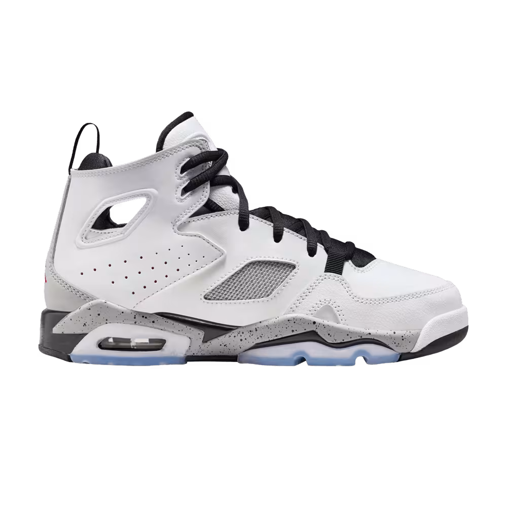 Air Jordan Flight Club 91 GS White Metallic Silver
