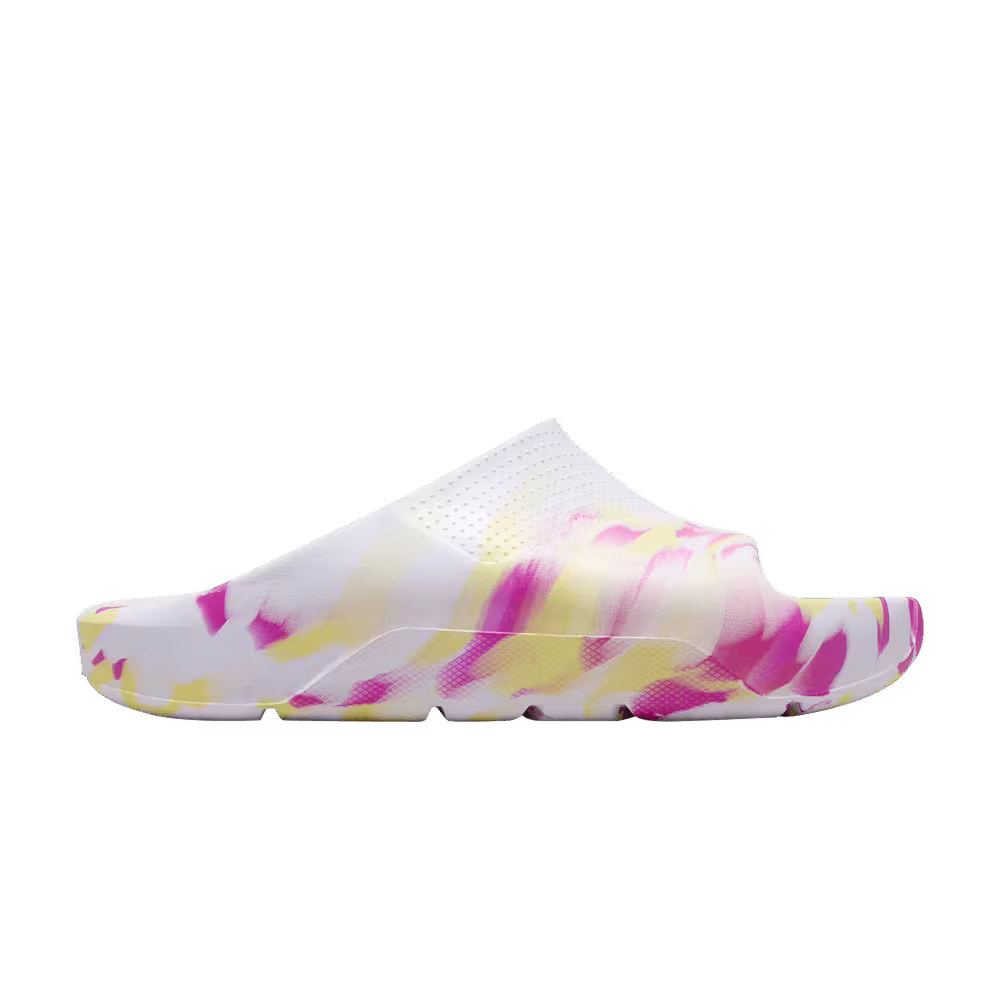 Air Jordan Post Slide GS White Fuchsia Marbled