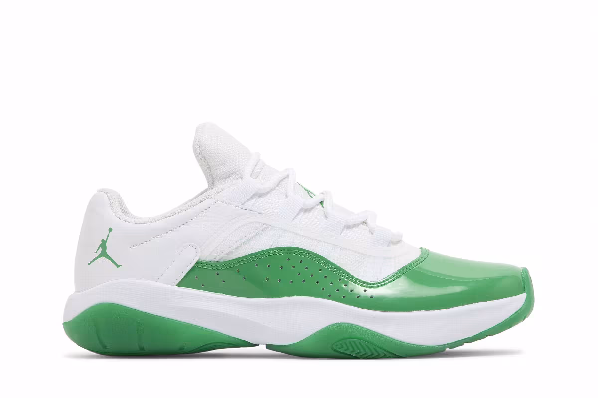 Women's Air Jordan 11 CMFT Low White Lucky Green, view 2