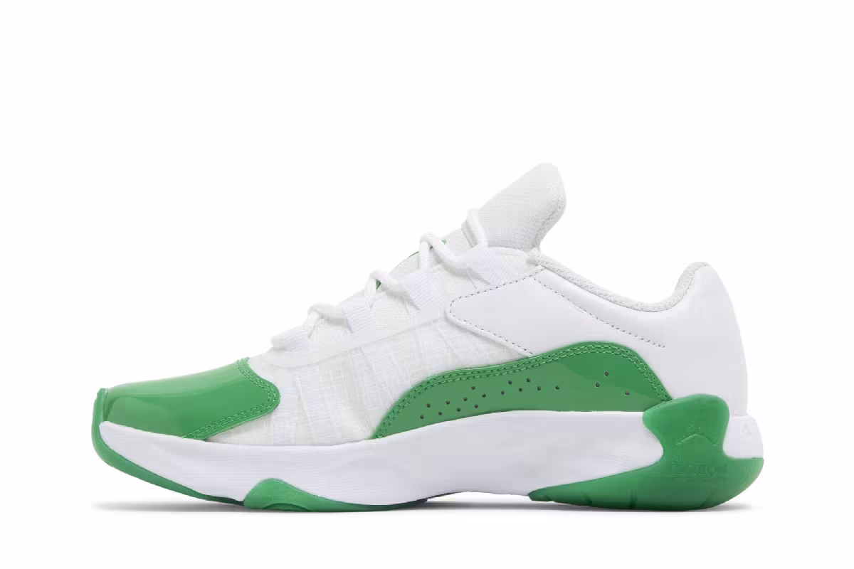 Women's Air Jordan 11 CMFT Low White Lucky Green, view 4