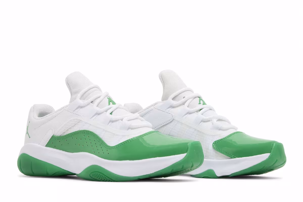 Women's Air Jordan 11 CMFT Low White Lucky Green, view 9