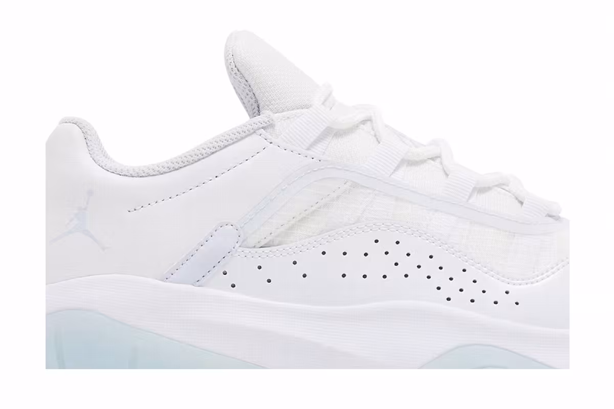 Women's Air Jordan 11 CMFT Low White Ice Blue, view 3