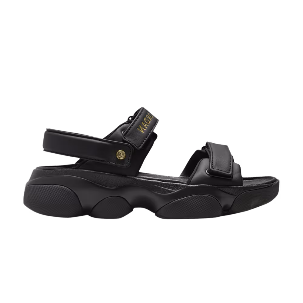 Air Jordan Women's Jordan Deja Sandal Black Metallic Gold