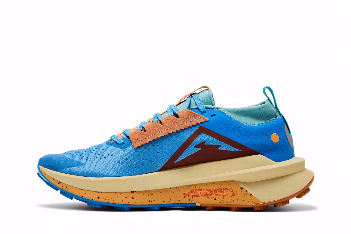 Nike ZoomX Zegama 2 Blue Beyond Copper Moon, view 4