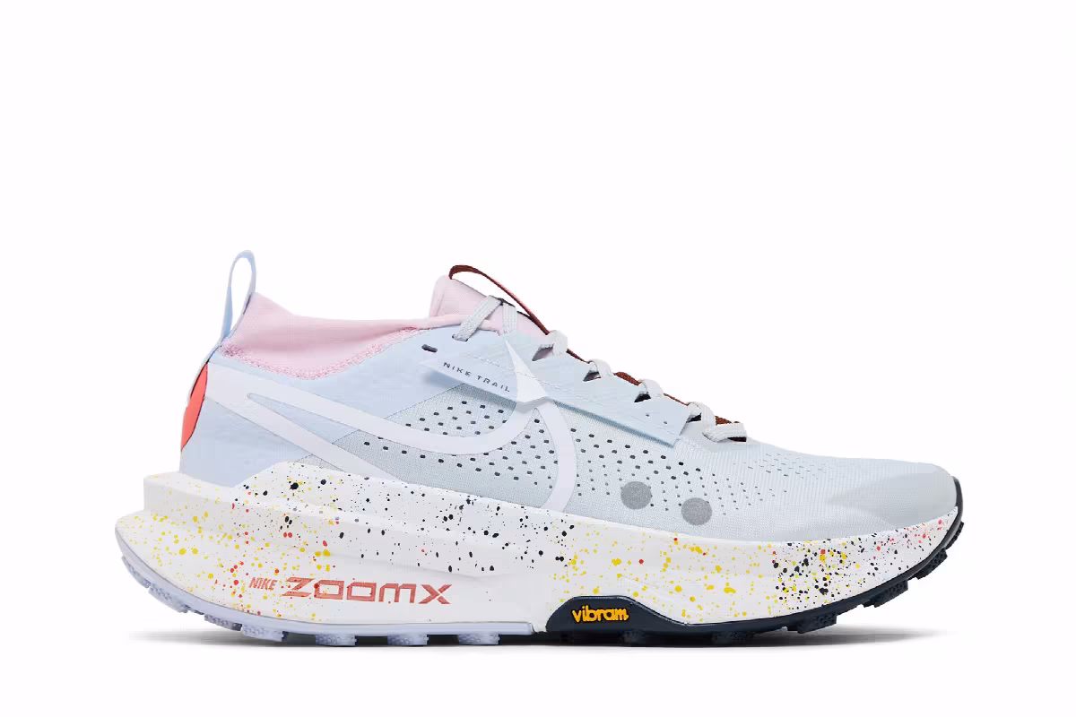 Nike ZoomX Zegama 2 Platinum Paint Splatter, view 2