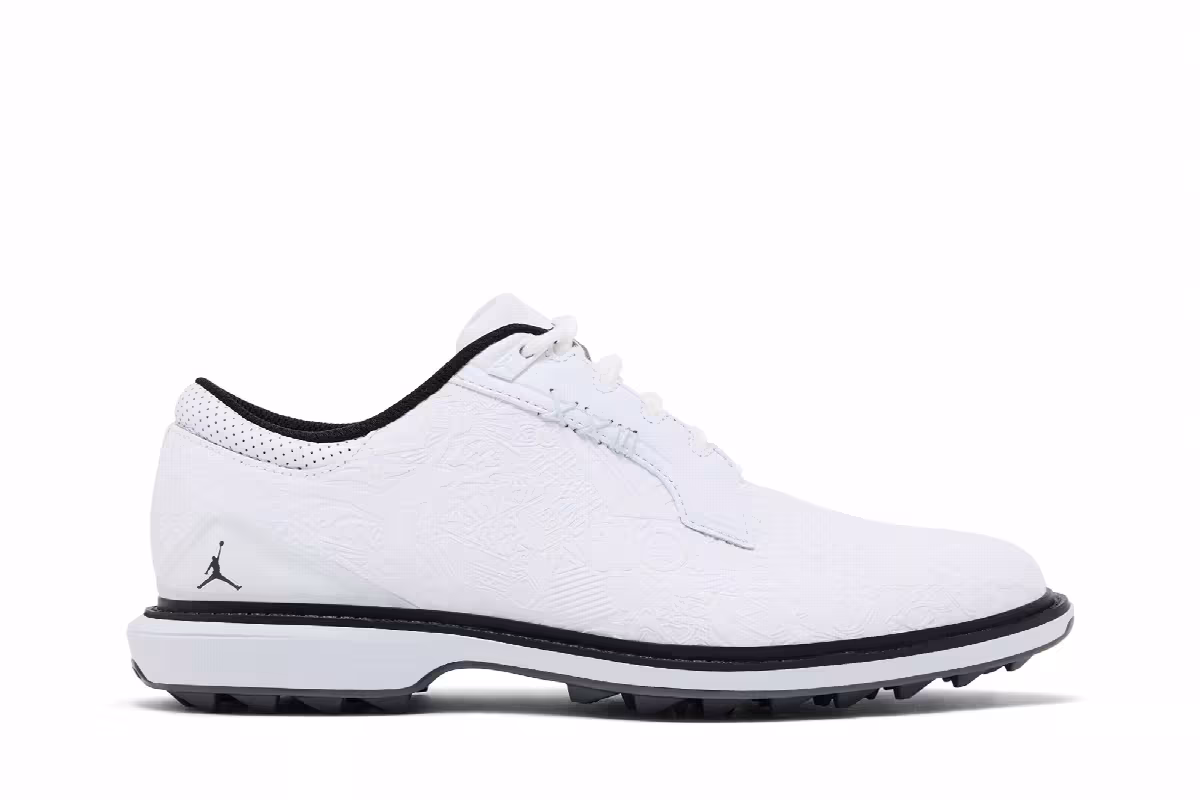 Air Jordan ADG 5 White Black Pure Platinum, view 2
