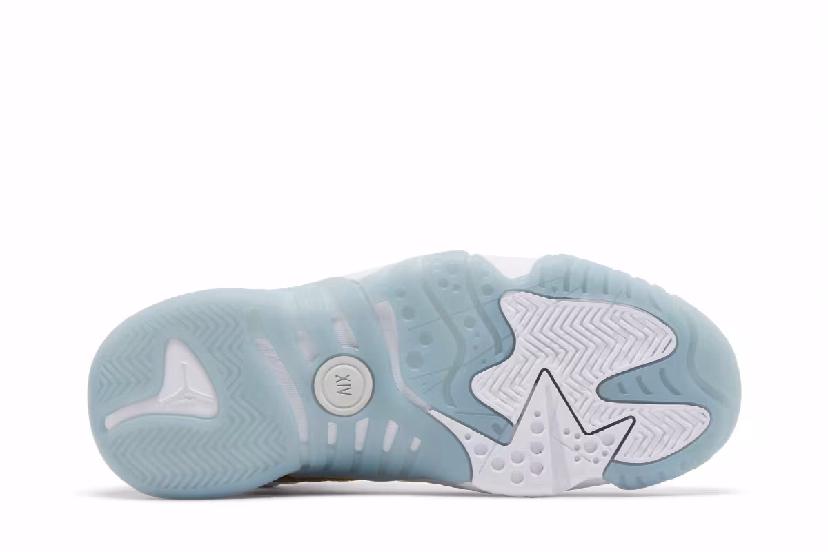 Air Jordan Women's Jumpman Two Trey White Metallic Gold, view 5