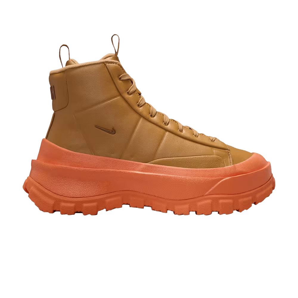 Nike Women's Blazer Roam Mid Flax Safety Orange
