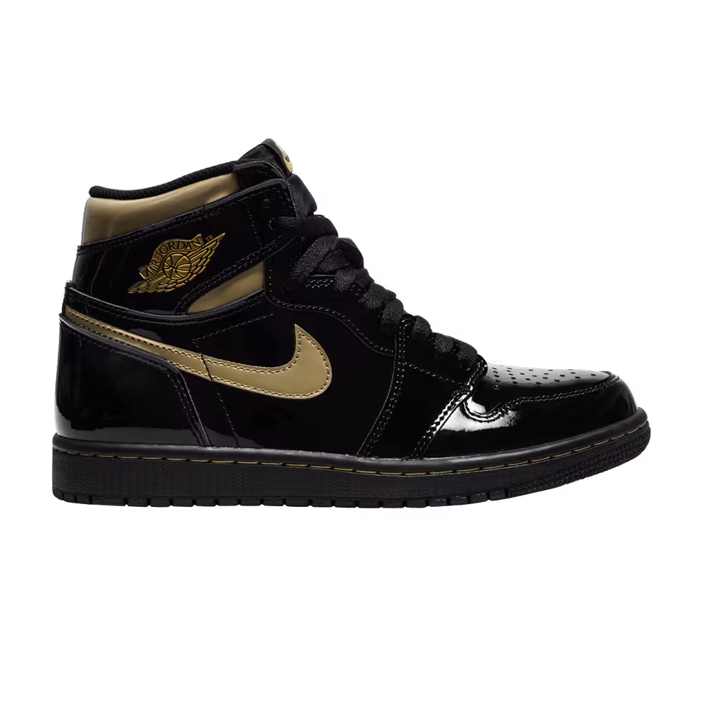 Air Jordan 1 High OG Black Metallic Gold