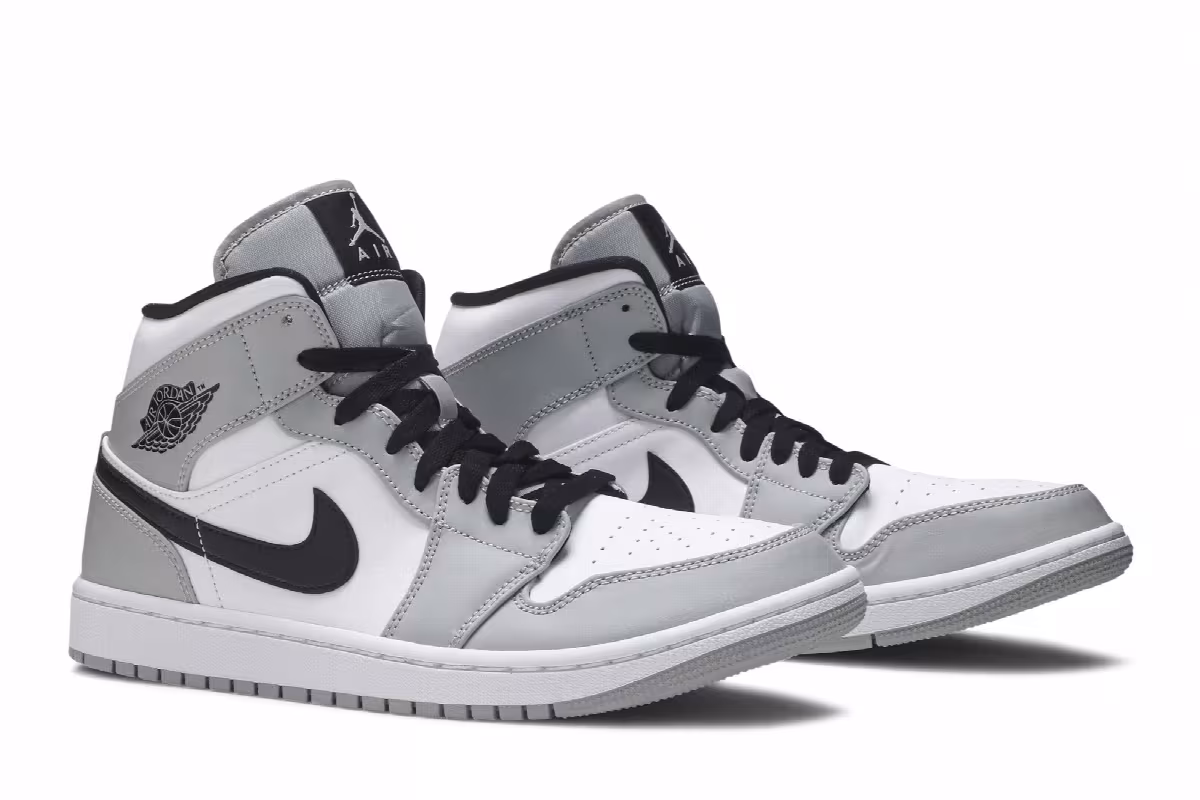 Air Jordan 1 Mid Smoke Grey, view 9