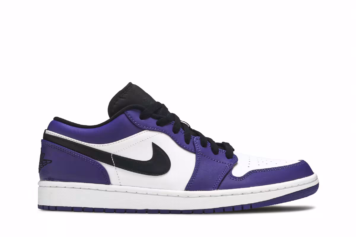 Air Jordan 1 Low Court Purple, view 2