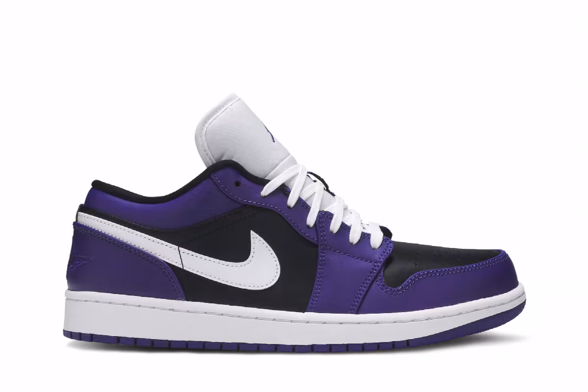 Air Jordan 1 Low Court Purple, view 2
