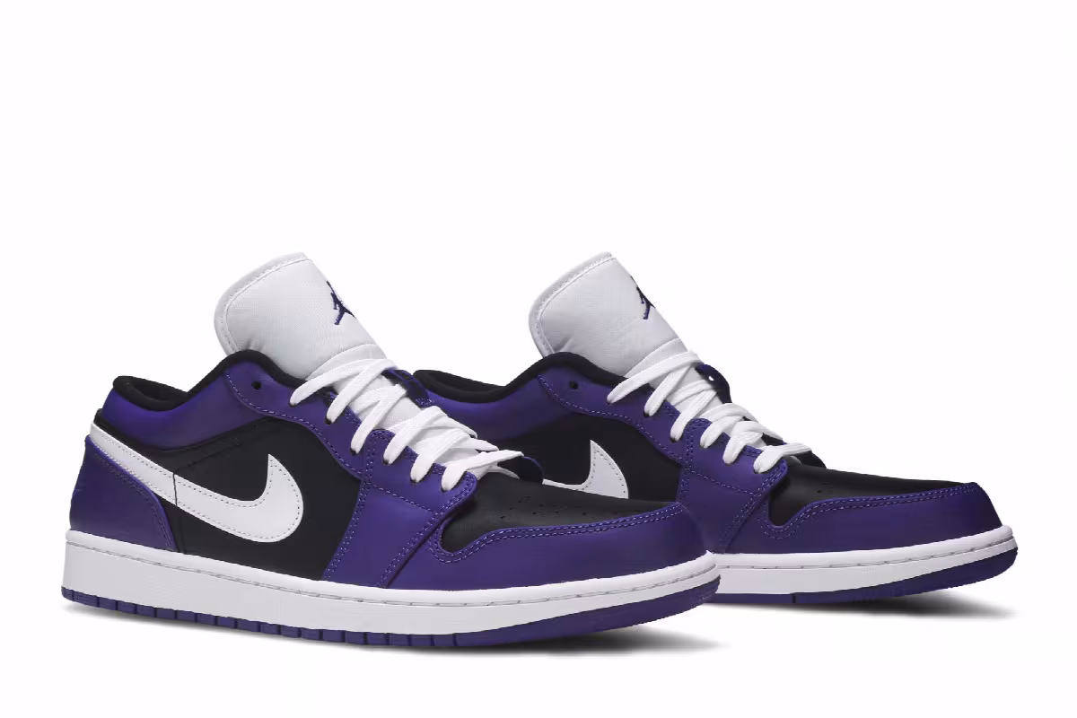 Air Jordan 1 Low Court Purple, view 9