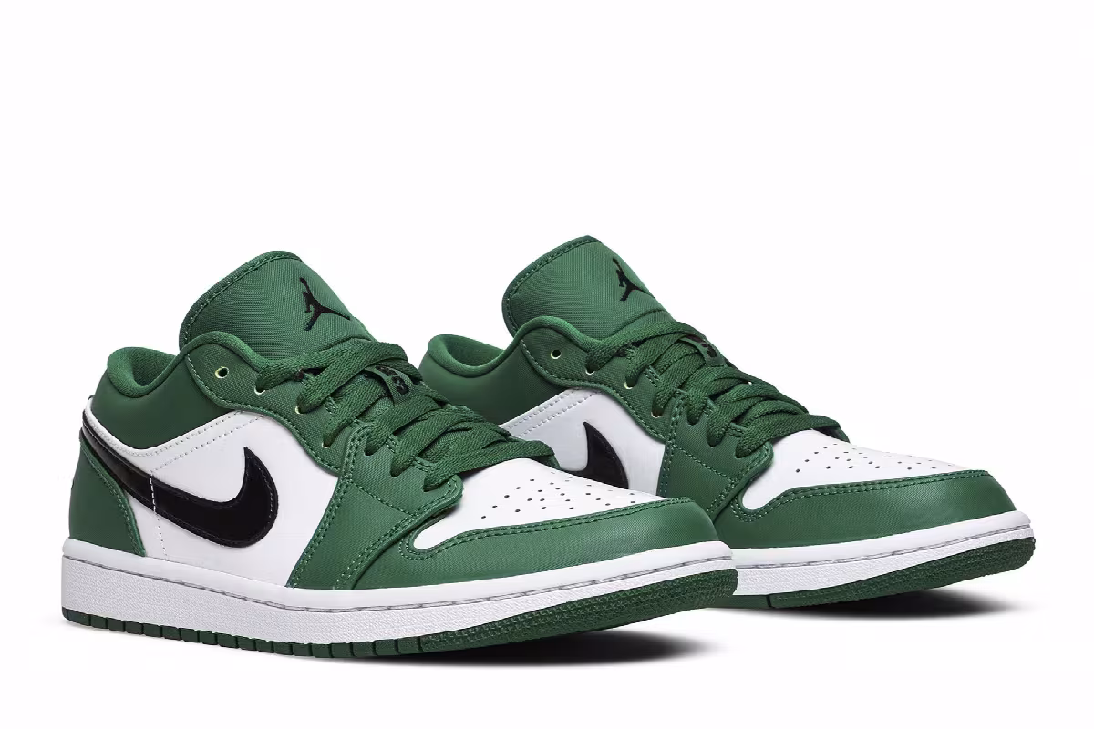Air Jordan 1 Low Pine Green, view 9