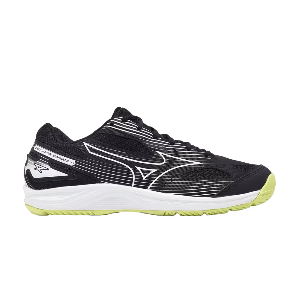Mizuno Cyclone Speed 4 Black White Sunny Lime