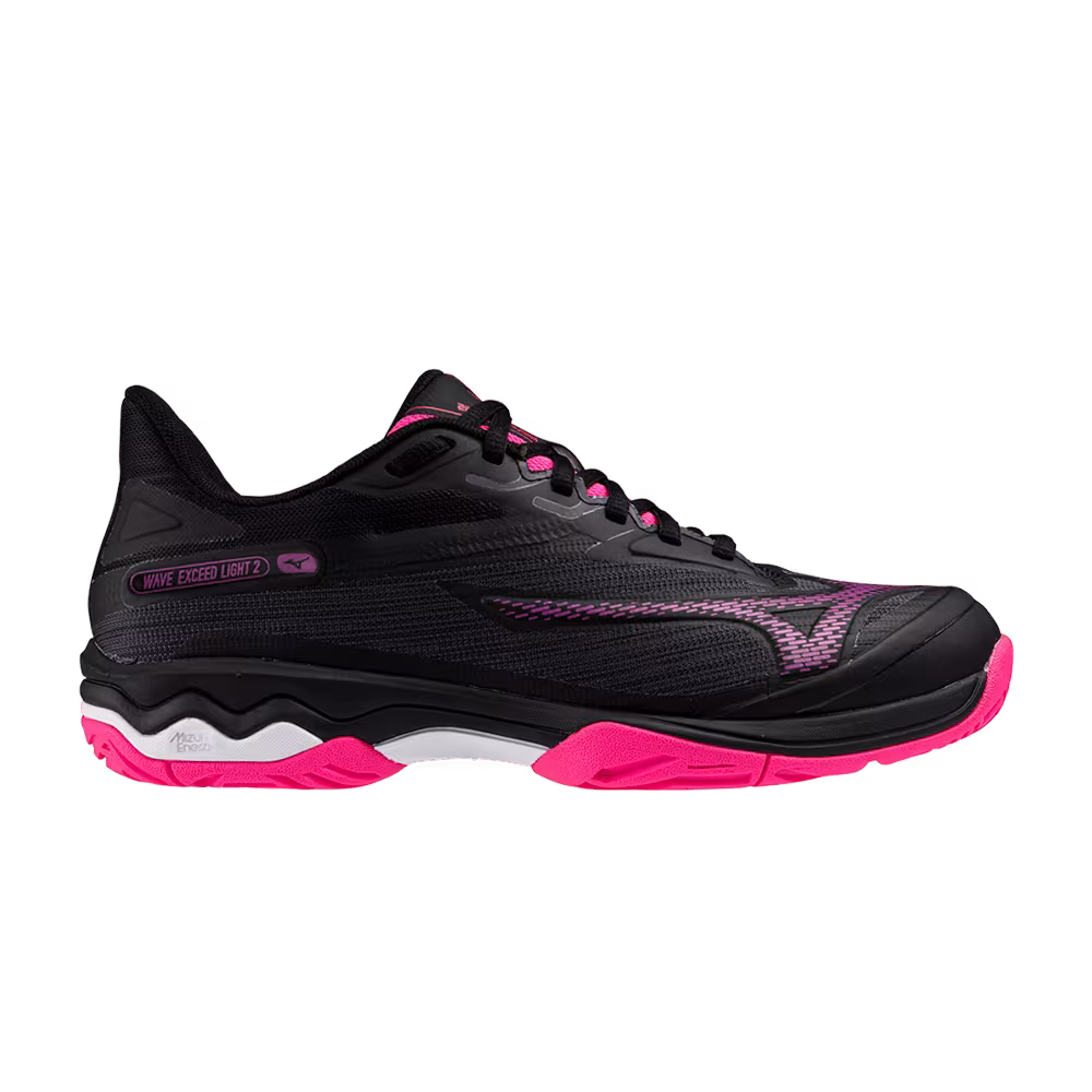 Mizuno Women's Wave Exceed Light 2 AC Black Pink Tetra