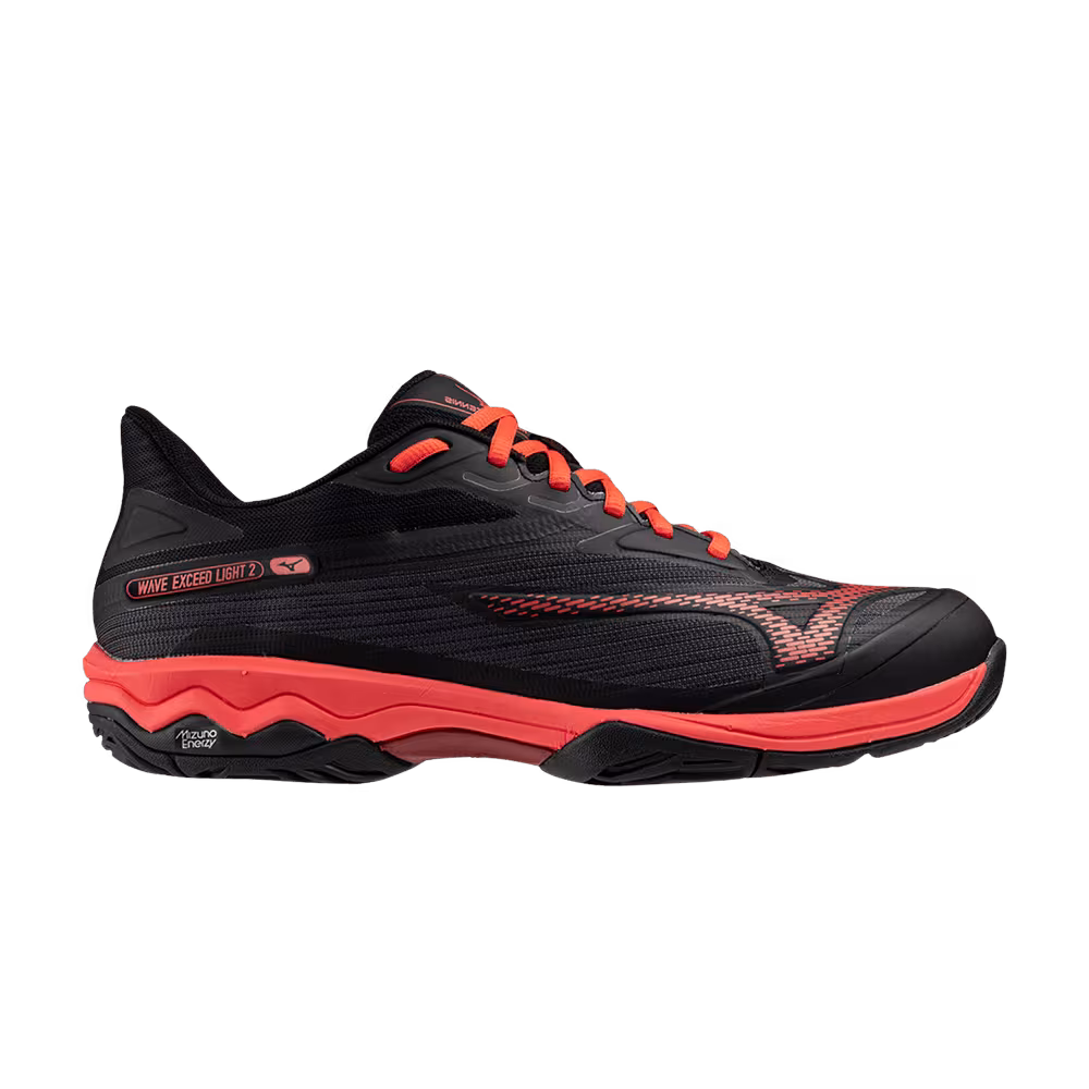 Mizuno Wave Exceed Light 2 AC Black Radiant Red