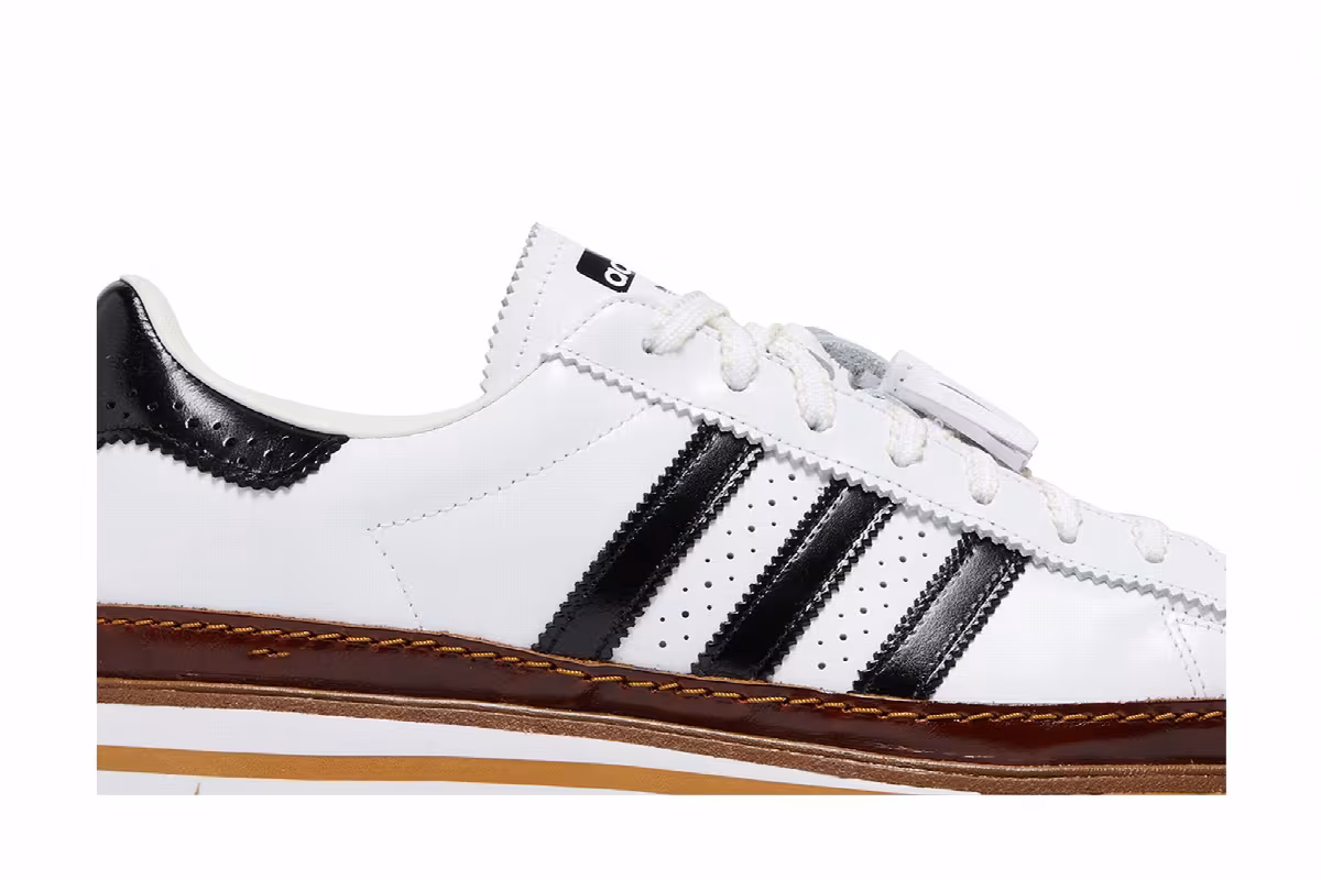 CLOT x adidas Superstar White Black, view 3