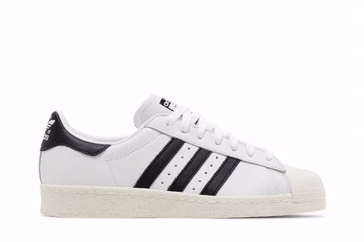 adidas Superstar 82 White Black, view 2