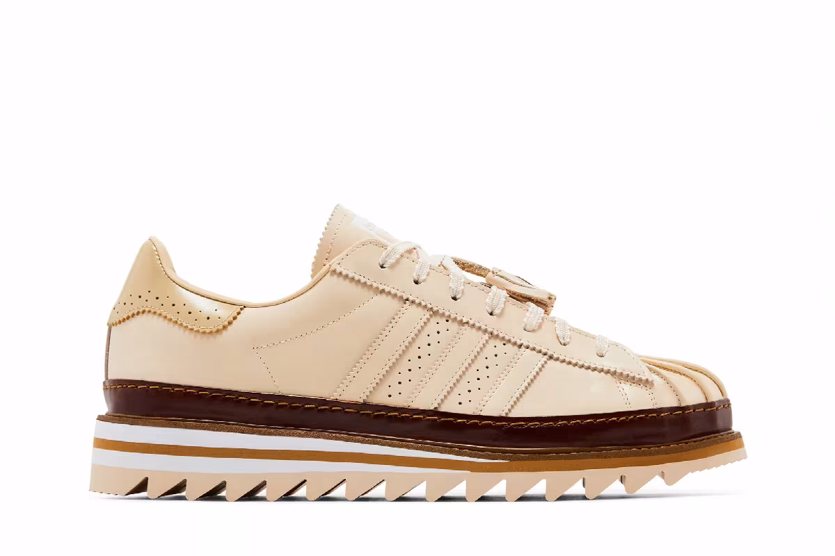 CLOT x adidas Superstar Crystal Sand, view 2