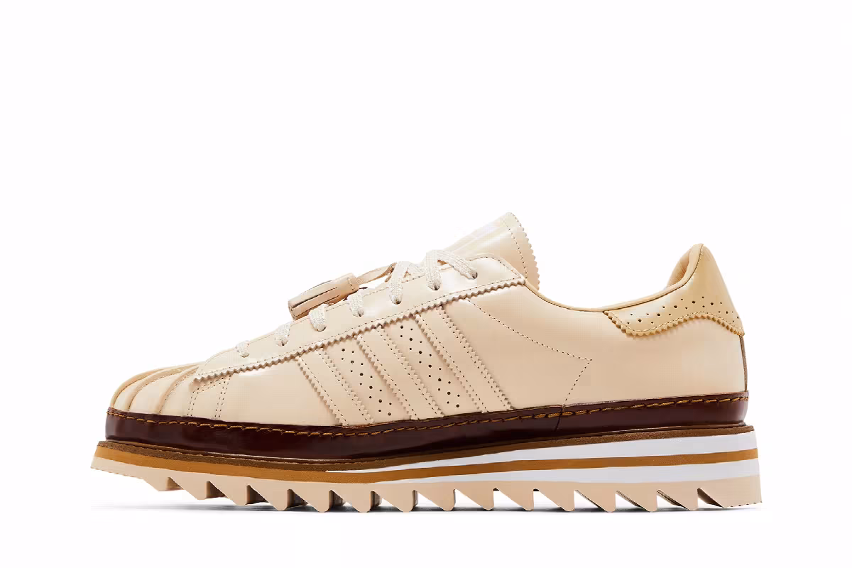 CLOT x adidas Superstar Crystal Sand, view 4