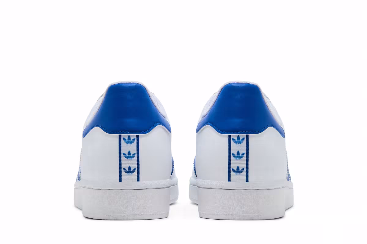 adidas Superstar Cloud White Blue, view 7