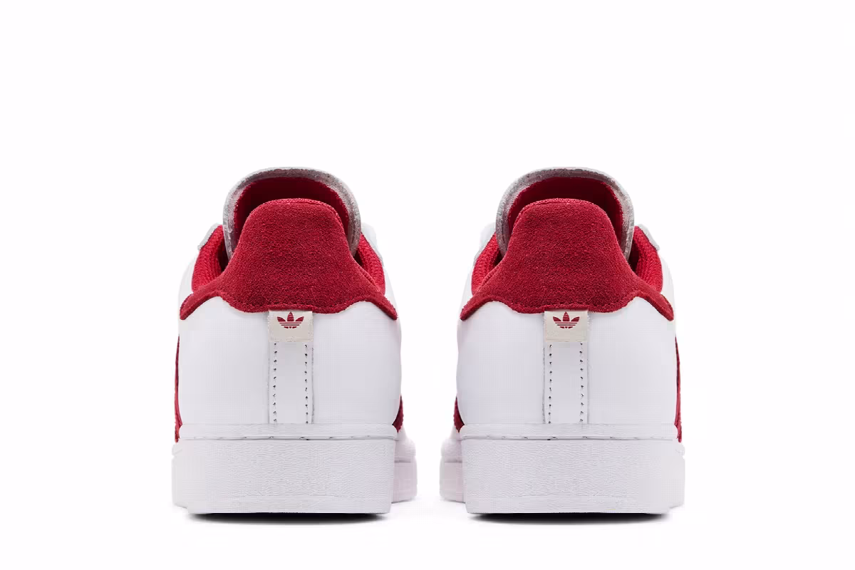adidas Superstar Embroidered Red Stripes, view 7