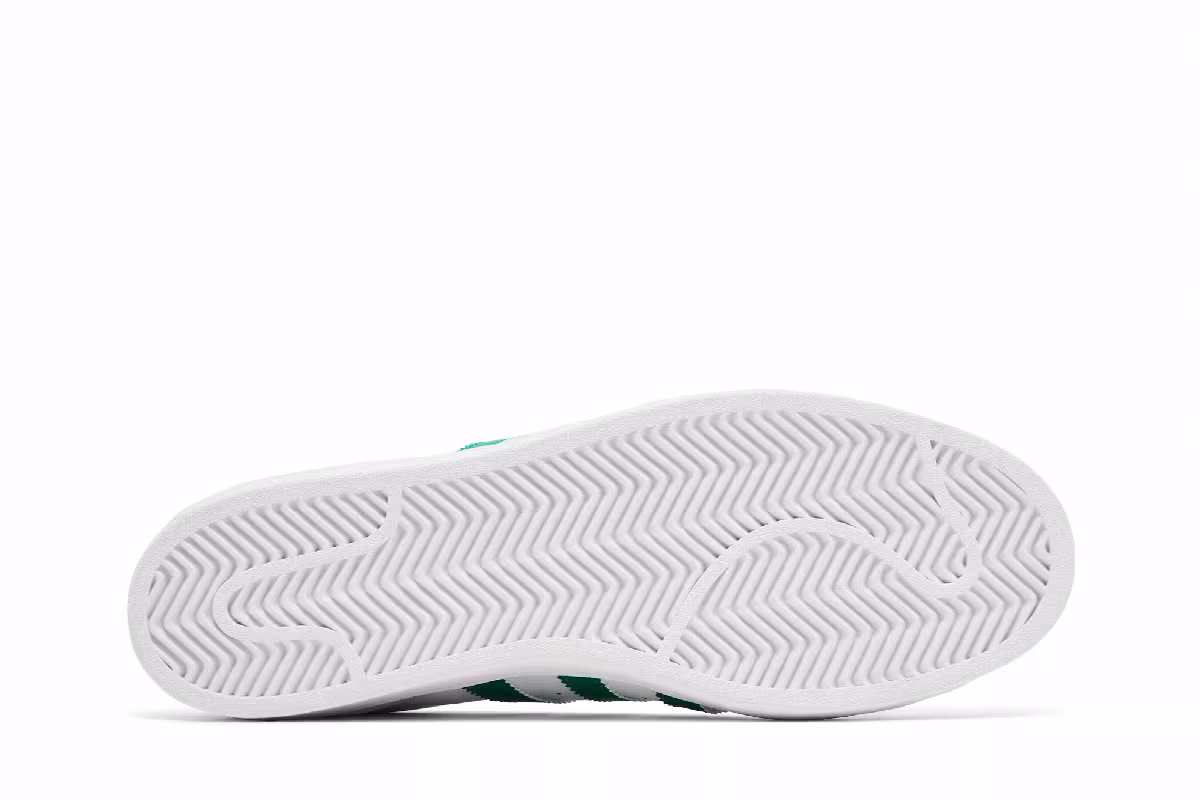 adidas Superstar White Green, view 5