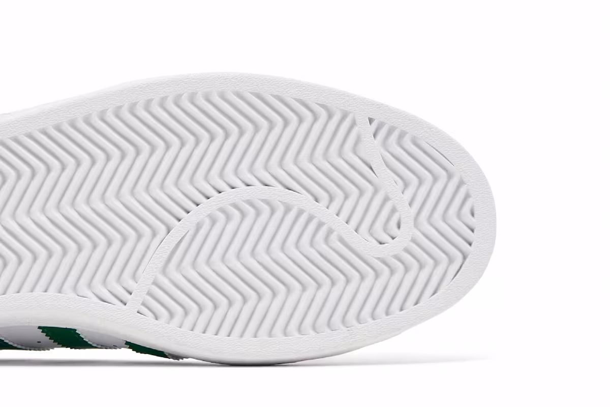 adidas Superstar White Green, view 6